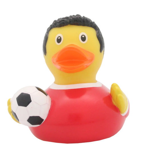 Canard Footballeur Rouge Lilalu CoinCaillerie