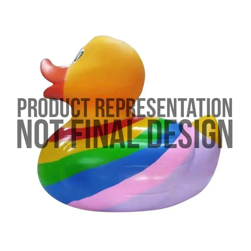 canard de piscine xxl arc en ciel tobar 38405 41936887