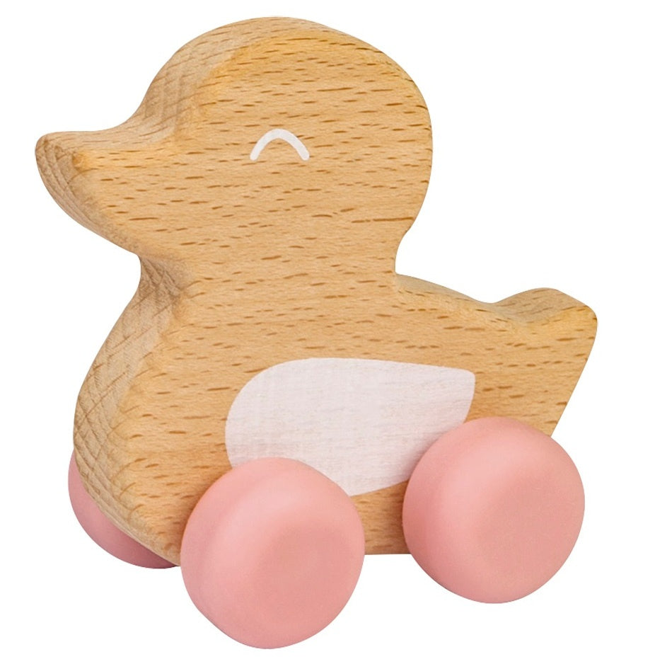 Duck Teething Toy Pink