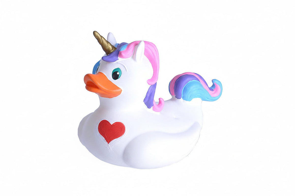 Canard Licorne Blanche Wild Republic - jouet de bain