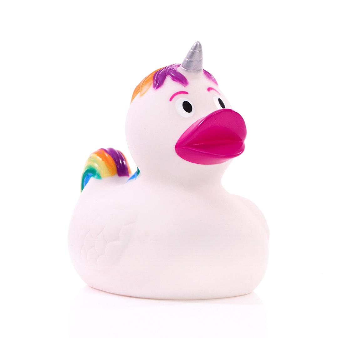 Canard Licorne Arc en Ciel Schnabels CoinCaillerie