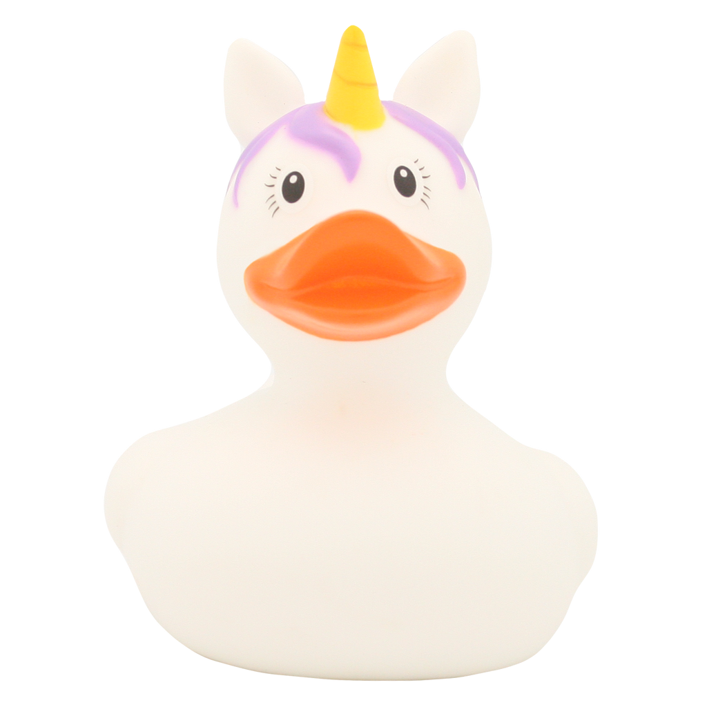 Pato Unicórnio Branco