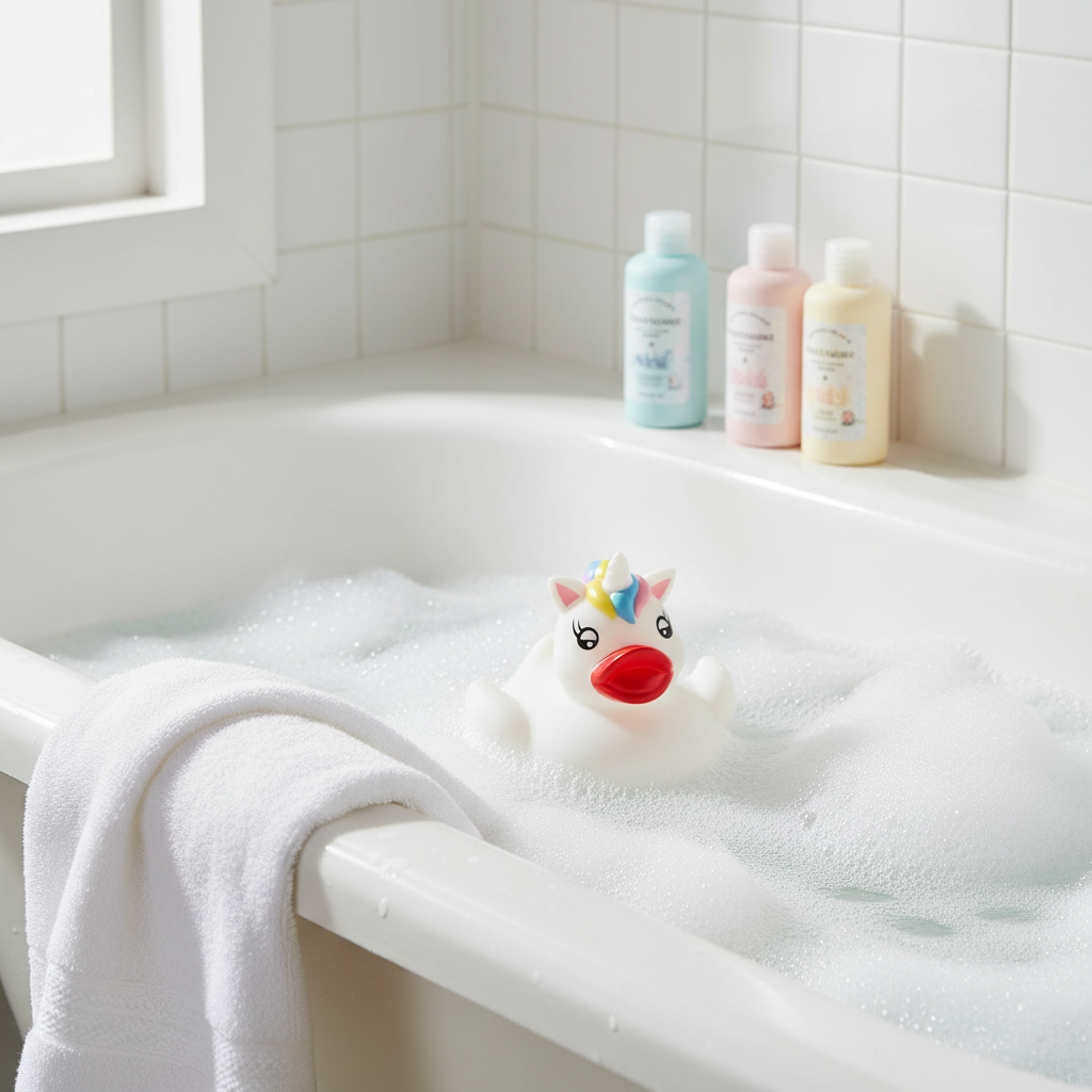 Petit Canard de bain Licorne