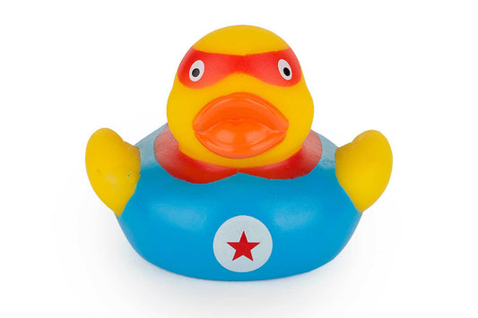 Canard de bain Super-Héros Isabelle Laurier CoinCaillerie