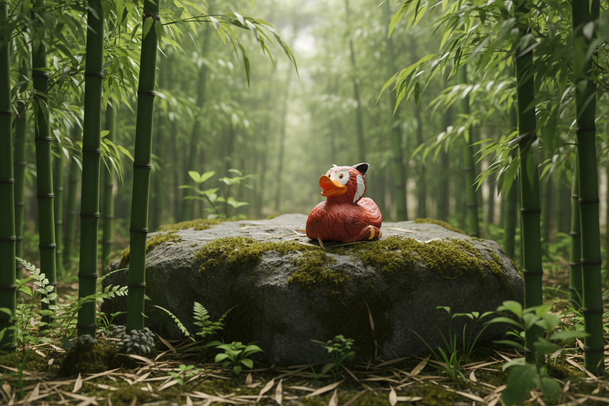 Canard Panda Roux