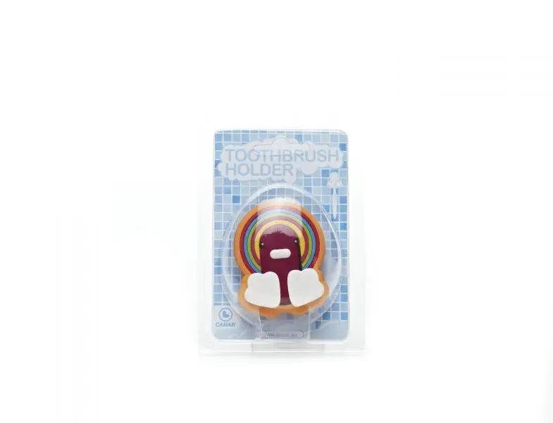 canard porte brosse a dents arc en ciel canar 
