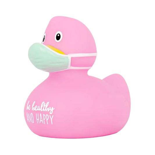 Canard Corona Rose "Be Healthy and Happy" Lilalu CoinCaillerie