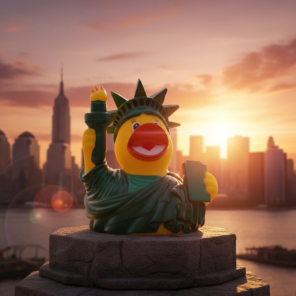Canard Statue de la Liberté