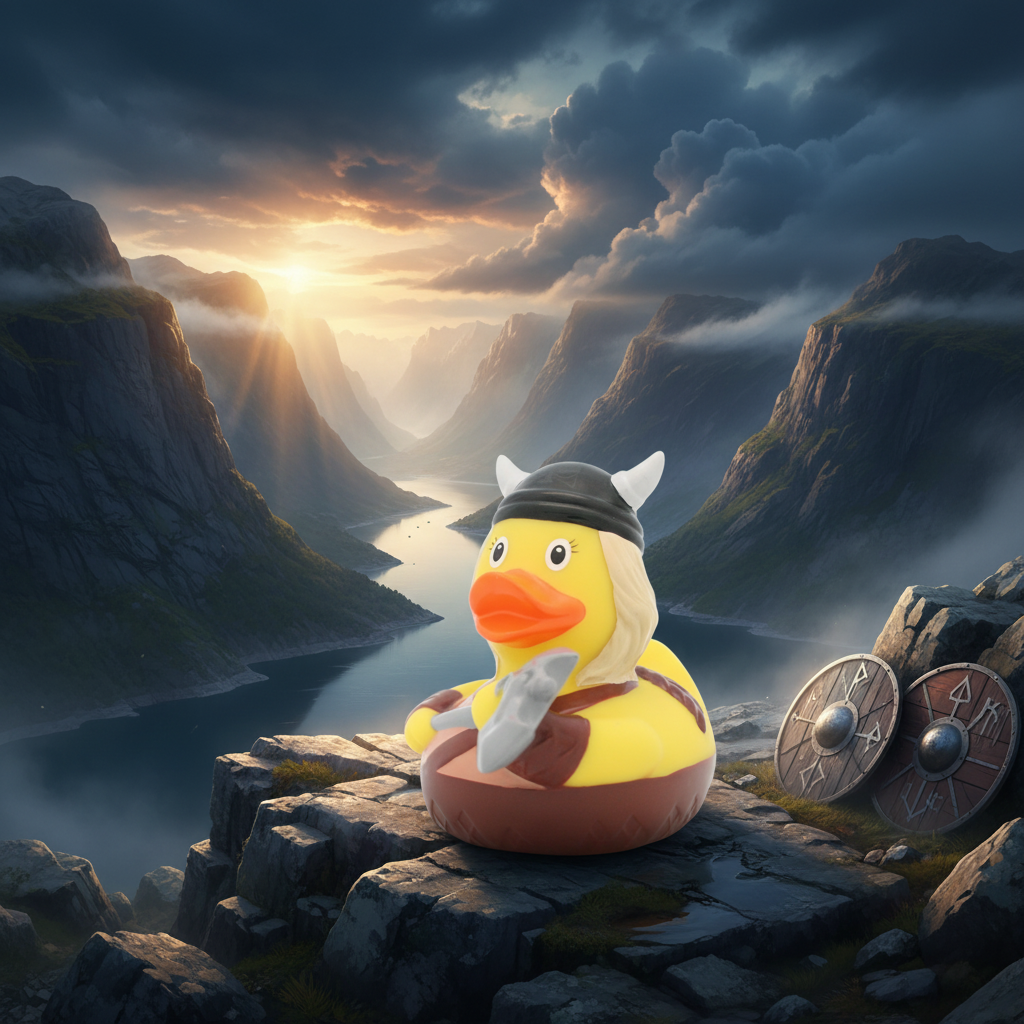 Kachní Viking žena