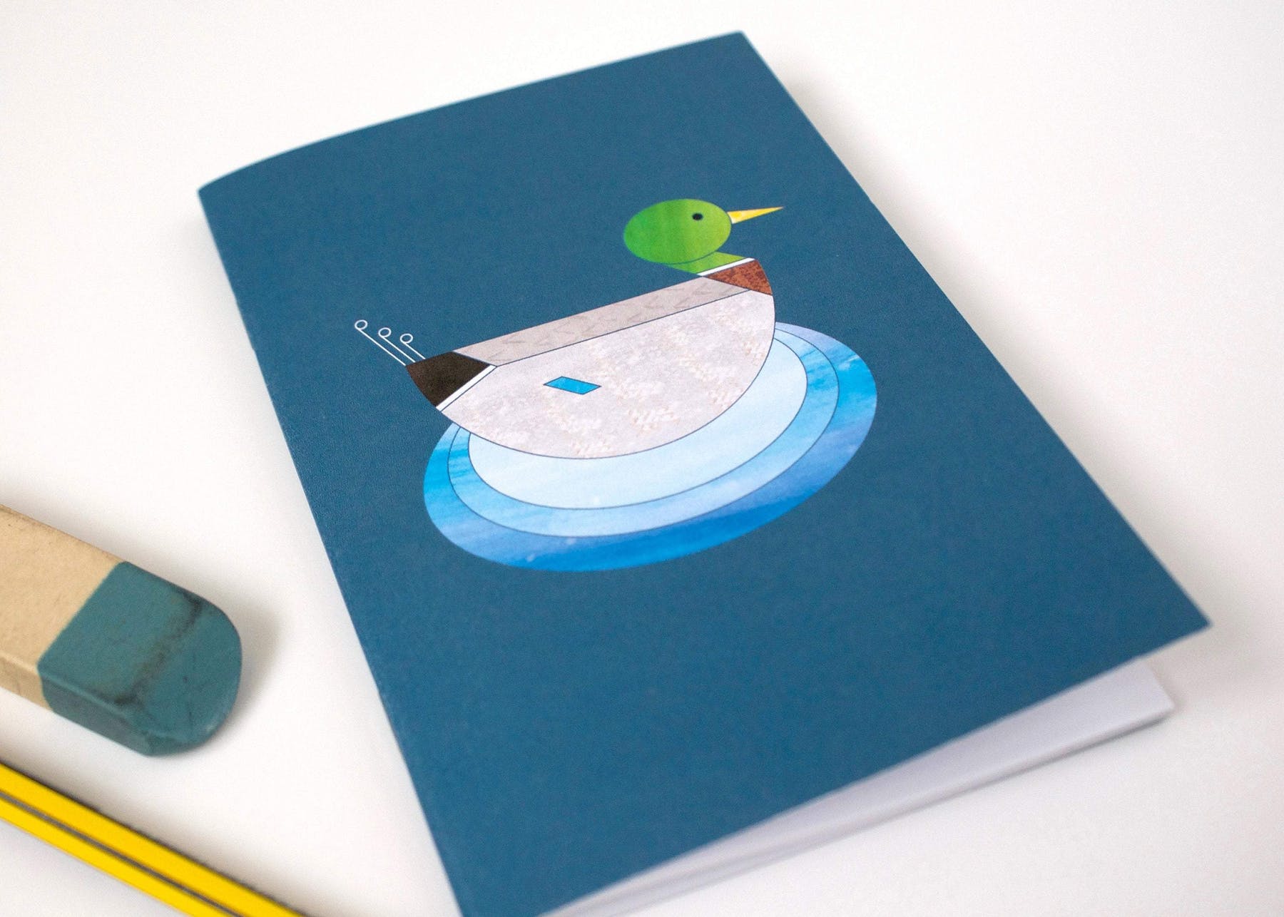 carnet de note canard colvert ellie good illustration 