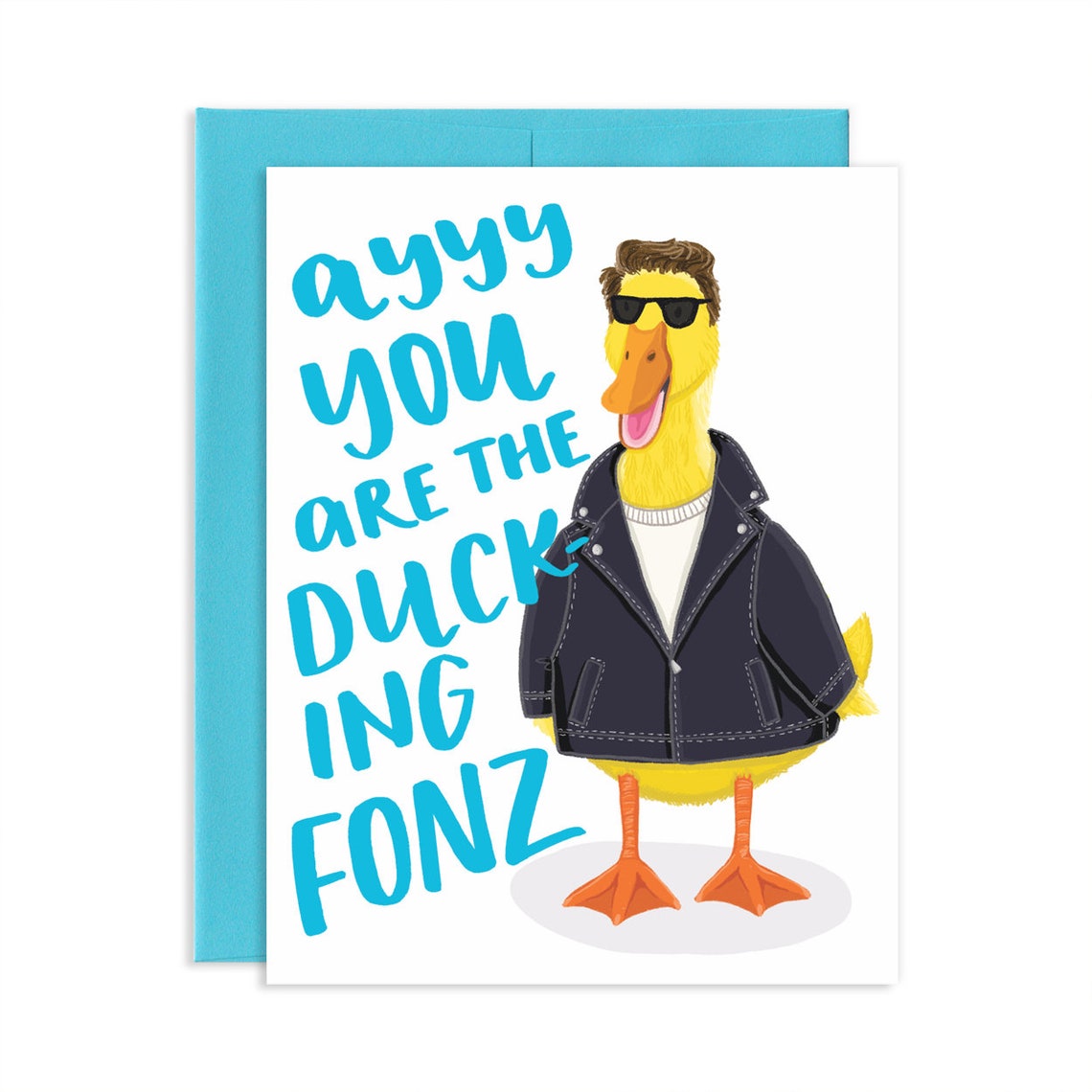 Fonz Duck onnittelukortti