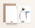 Carte d’anniversaire Pingouin Kathings avec enveloppe, format A6 éco-responsable