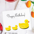 Carte d'Anniversaire Canards de Bain – visuel produit
