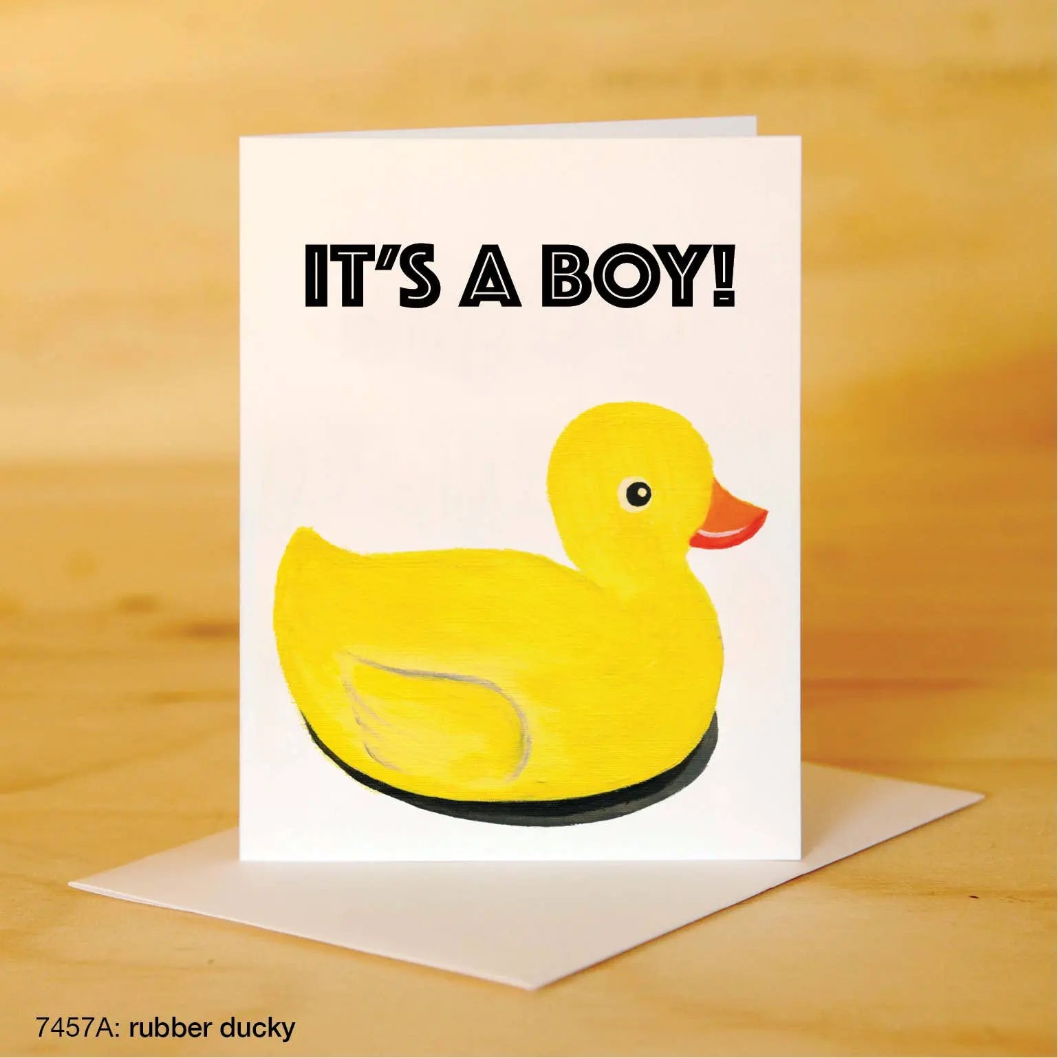 carte de naissance garcon canard printed canvas 