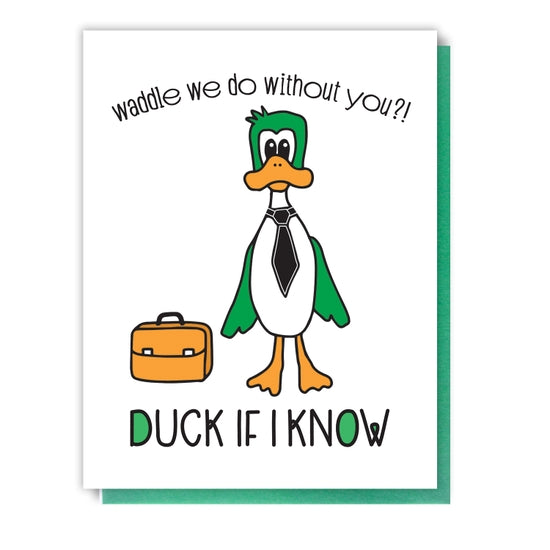 carte de depart canard kiss and punch 