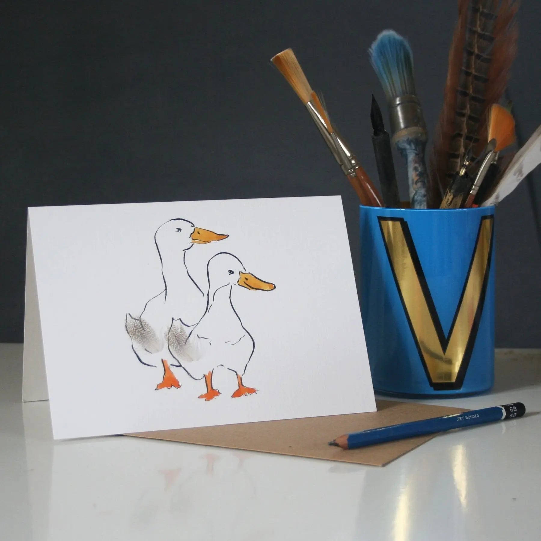 carte canard plume cluck cluck BDFC 15764215