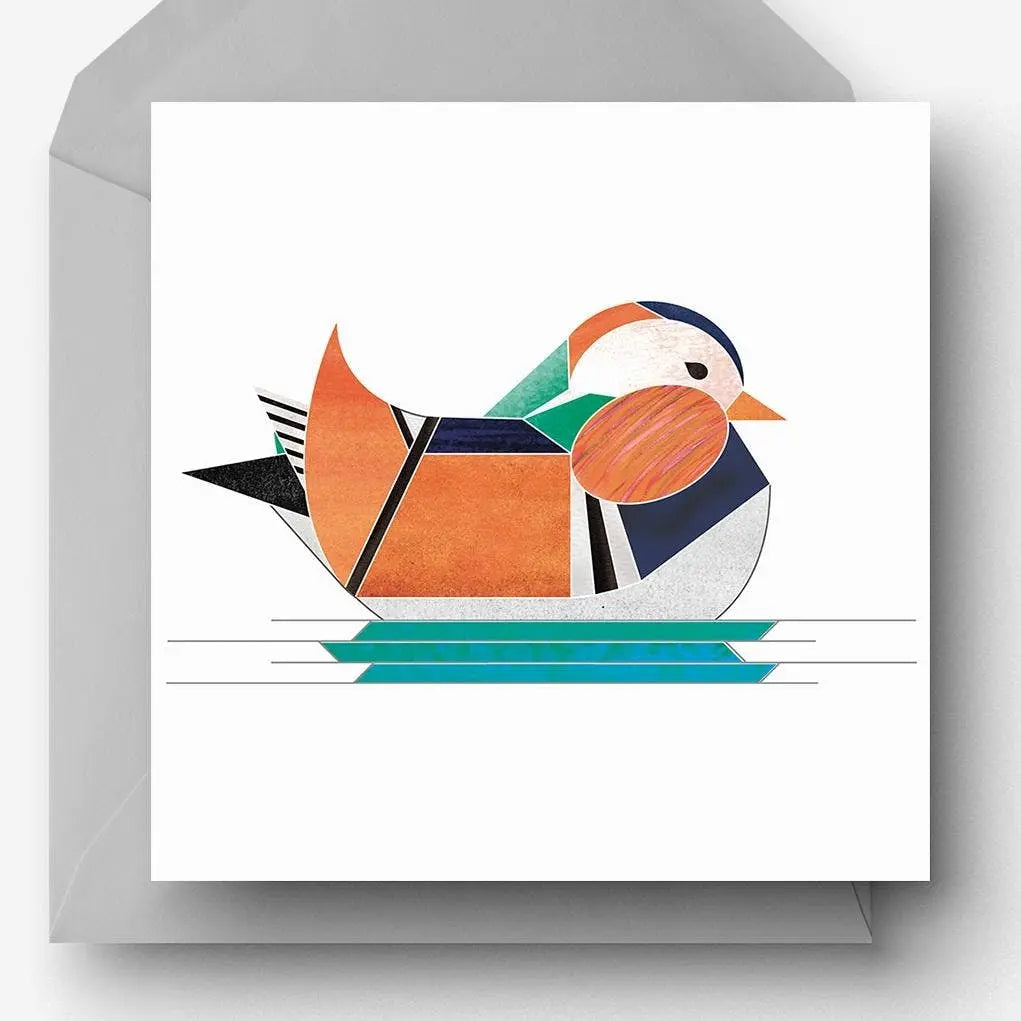 carte de voeux canard mandarin ellie good illustration CA mD18 1 634158863912