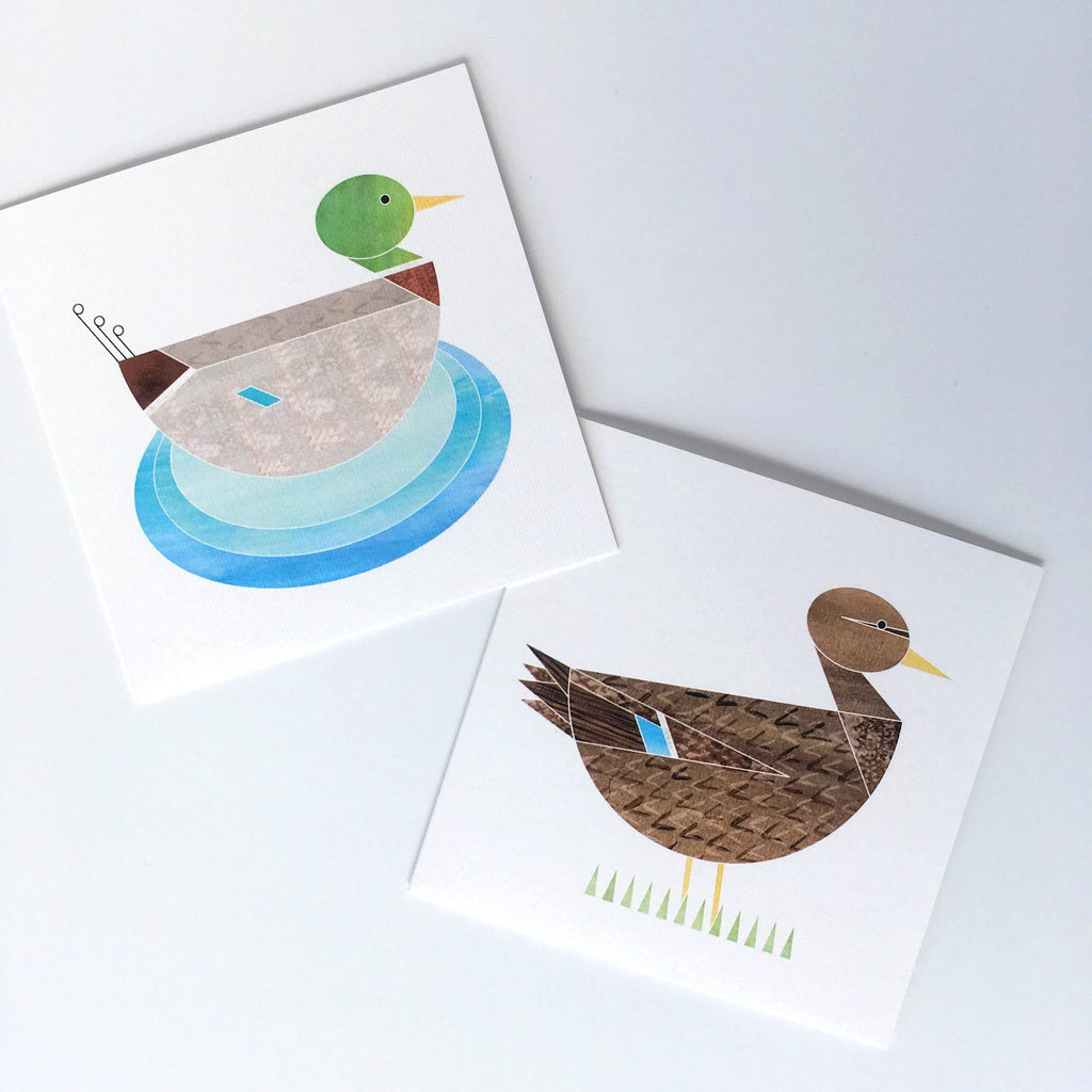 carte de voeux canard mr colvert ellie good illustration 