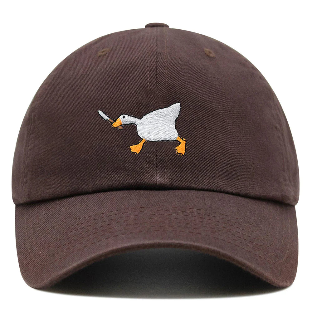 Casquette Canard Blanc Couteau Brodé Mr Colvert CoinCaillerie