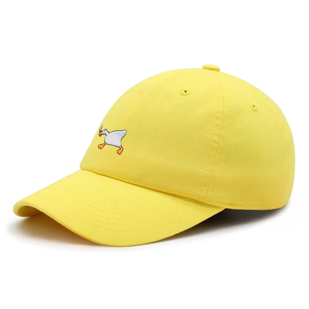 Casquette Canard Blanc Couteau Brodé – vue produit 2