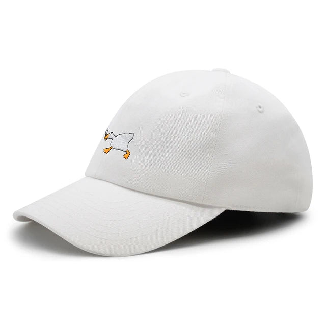 Casquette Canard Blanc Couteau Brodé Mr Colvert CoinCaillerie