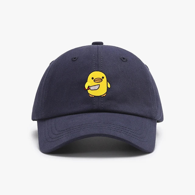 casquette canard jaune couteau brode CAP DUK 067 22172748