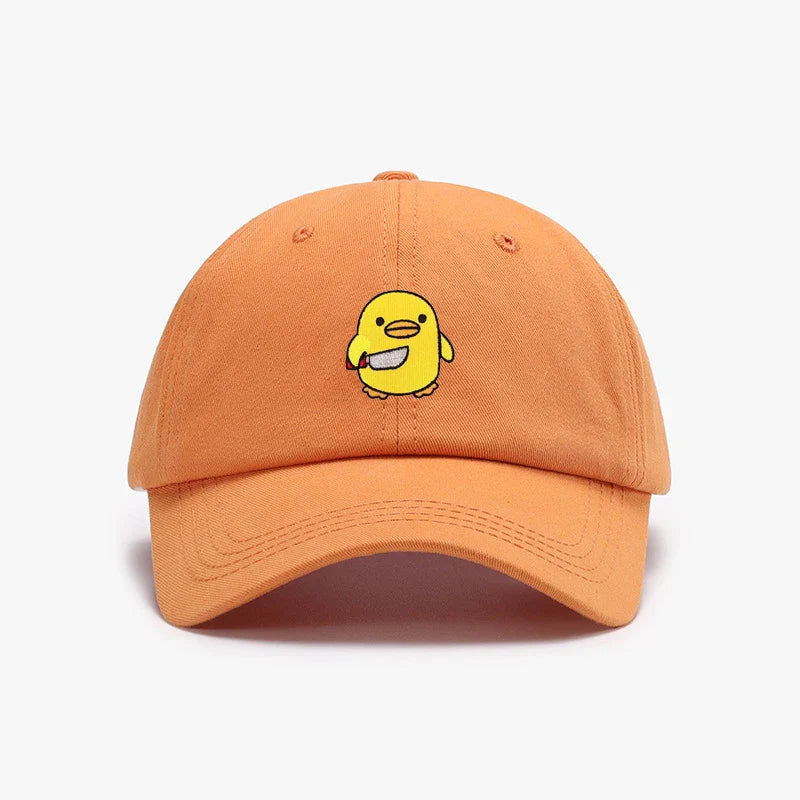 casquette canard jaune couteau brode CAP DUK 062 22008908