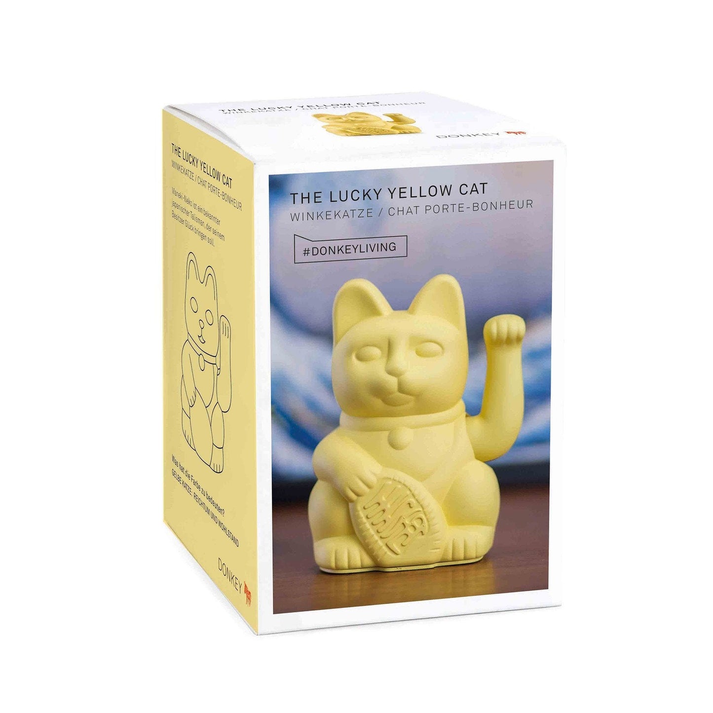 Chat Chanceux Jaune - le Chat Chanceux