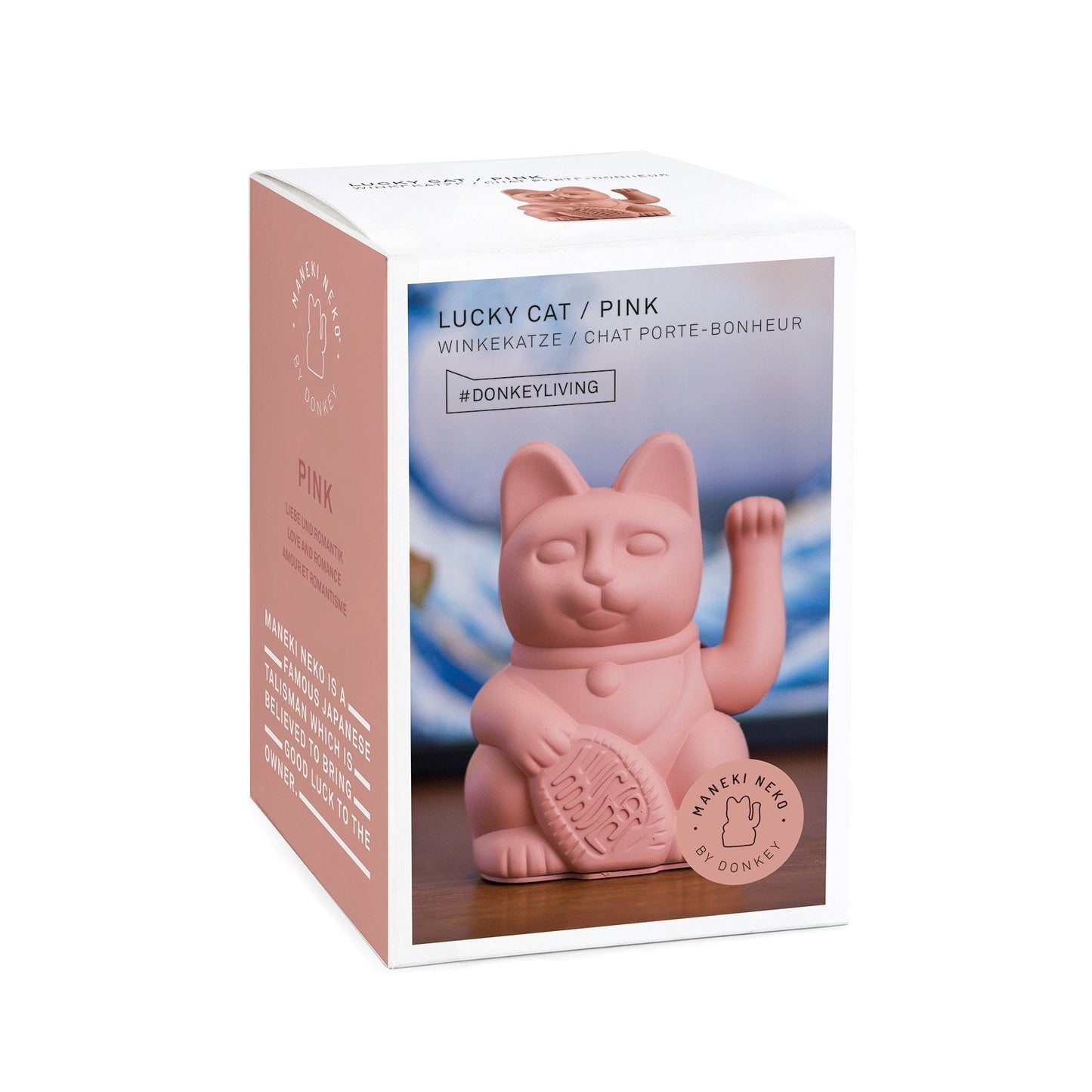 Chat Chanceux Rose - le Chat Chanceux