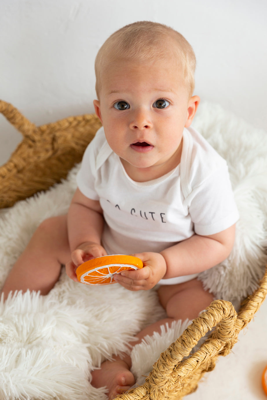 Clementino l’Orange – Jouet de bain et dentition bébé – vue produit 3