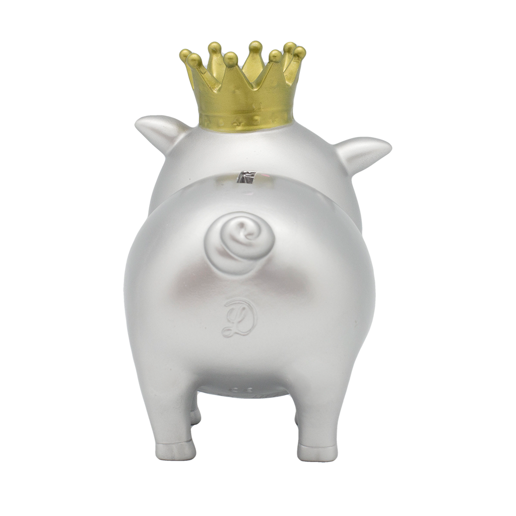 Cochon Argenté Couronne