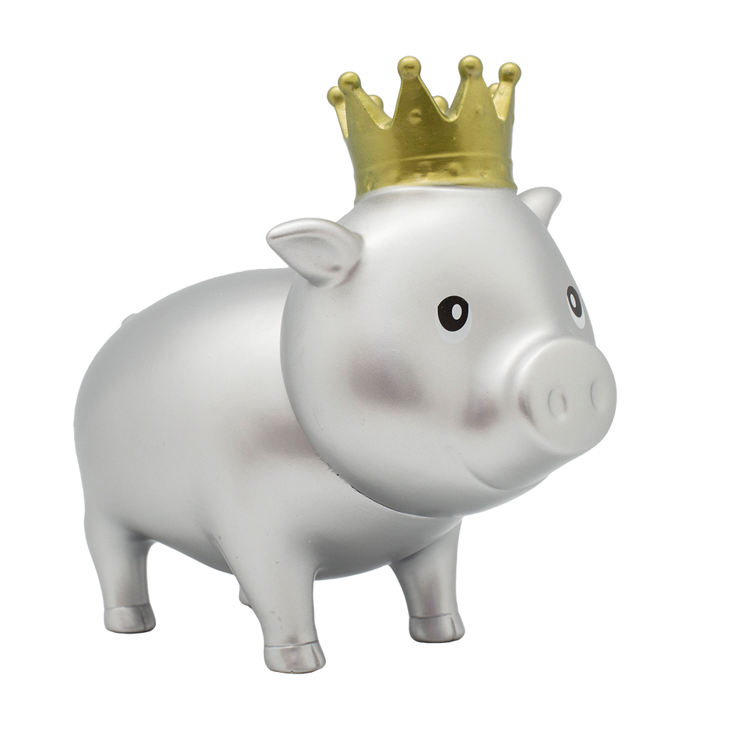 Cochon Argenté Couronne