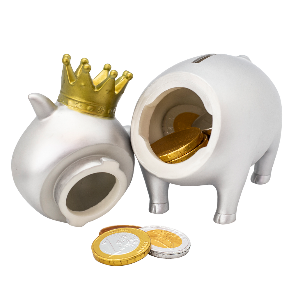 Cochon Argenté Couronne