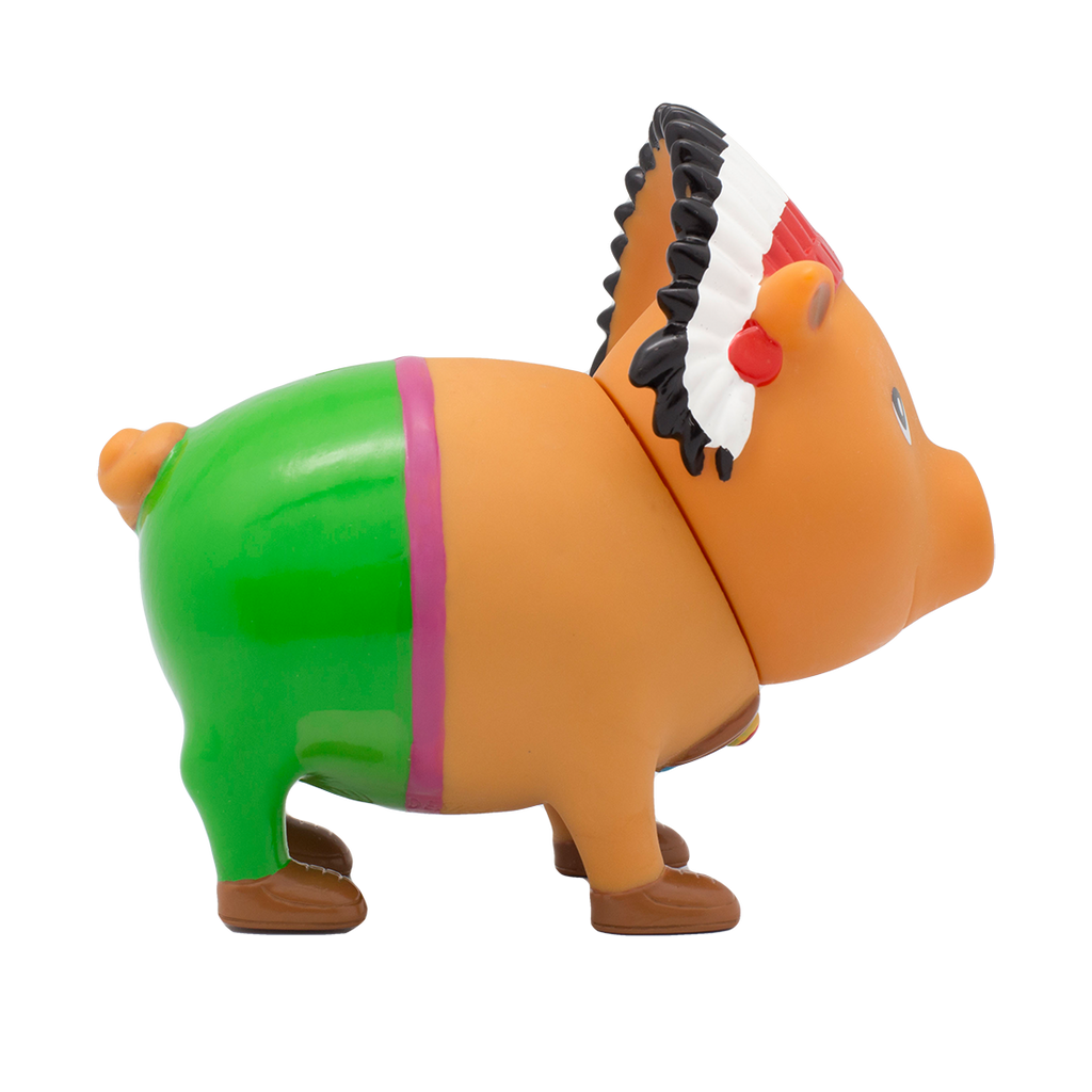 Indianerhäuptling Schwein