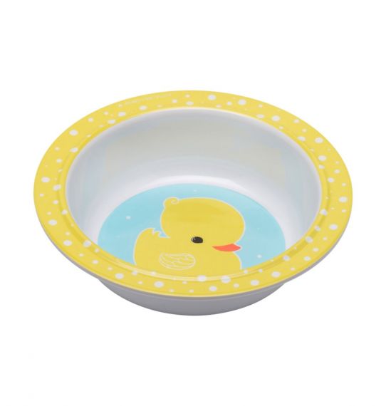 Coffret Repas Bébé Canard Jaune A Little Lovely Company CoinCaillerie