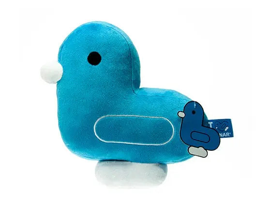 coussin canard bleu canar 