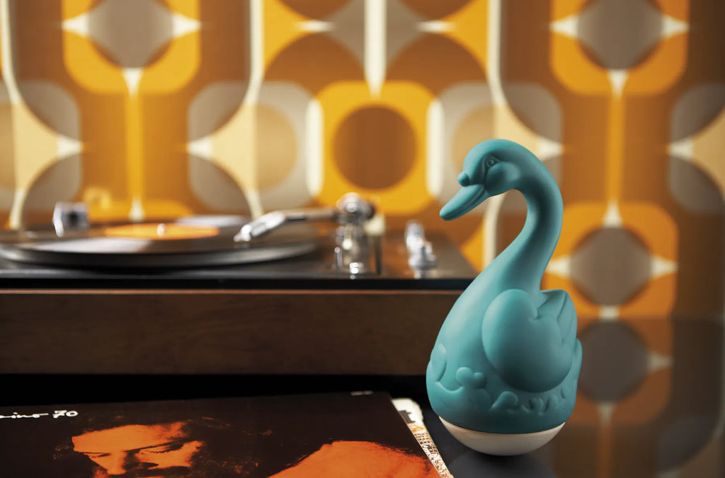 Culbuto cygne bleu Le Père d’Eugène – Culbuto Original – vue 3