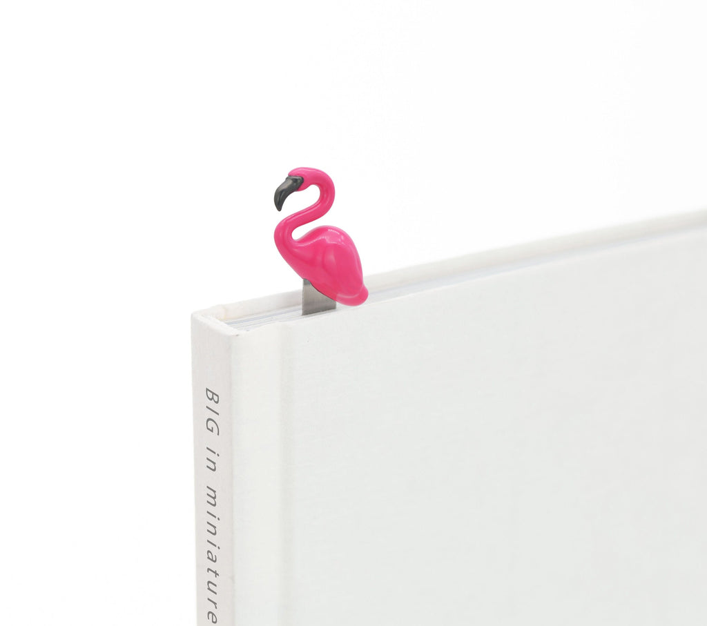 Rosa flamingo-bokmerke
