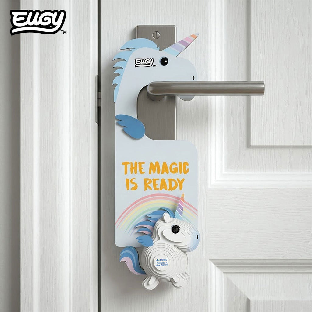D069 Accroche-porte Licorne Ciel