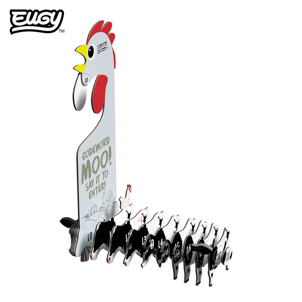 D079 Accroche-porte Vache Holstein