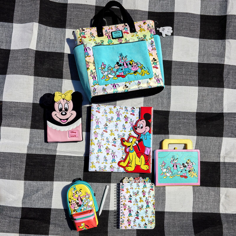 disney100 mickey friends classic stationery spiral tab journal loungefly 