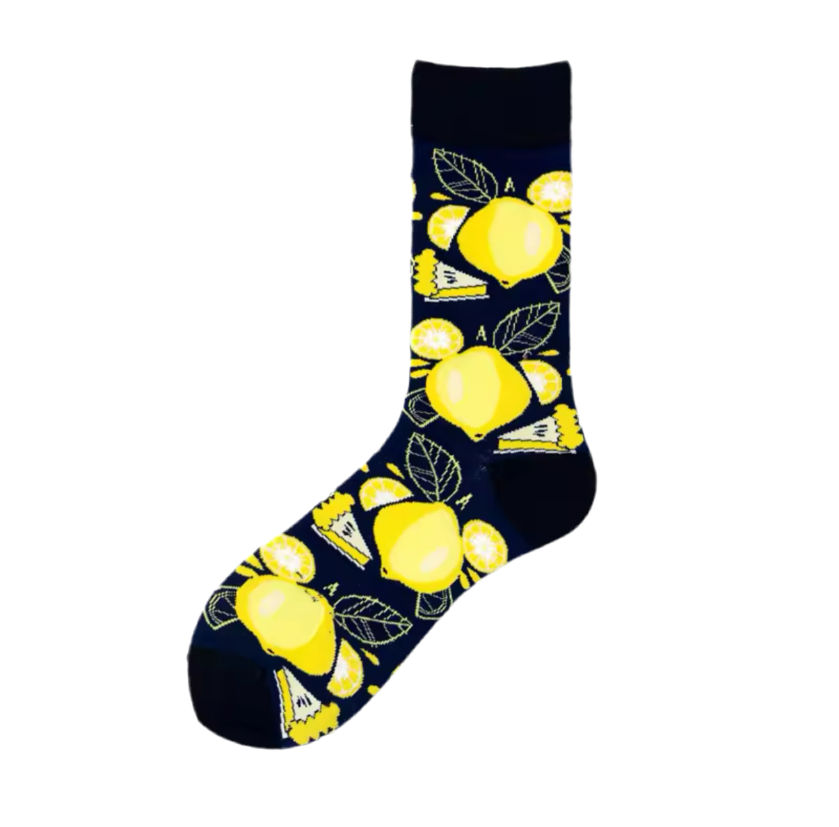 chaussettes noires citrons mrcol SOX FRU 042 35929420