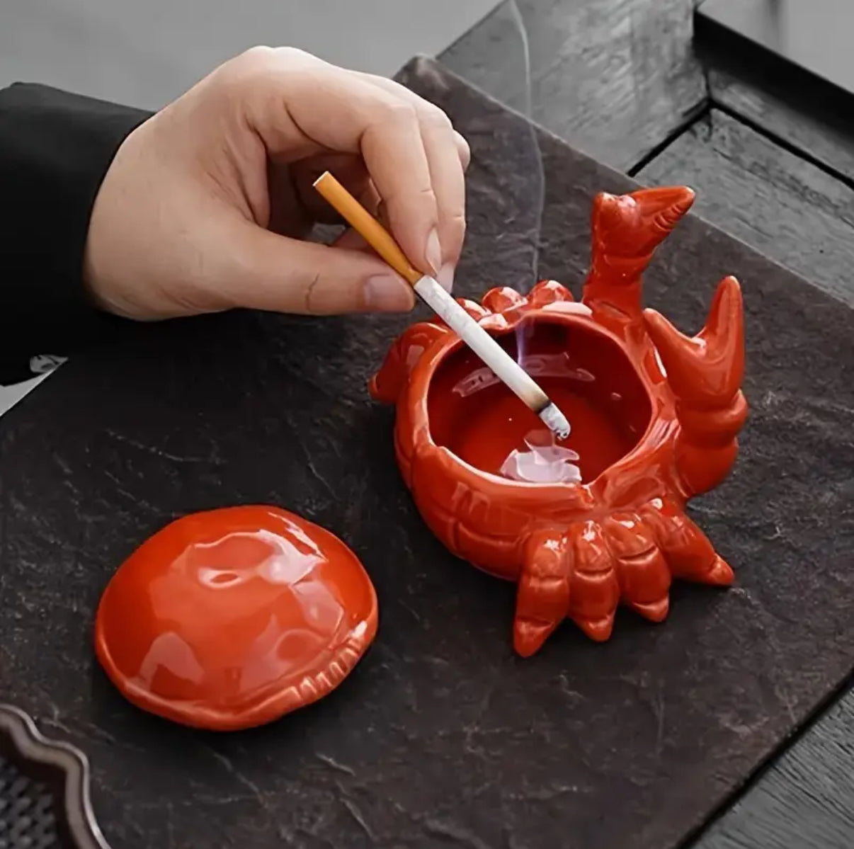 cendrier crabe