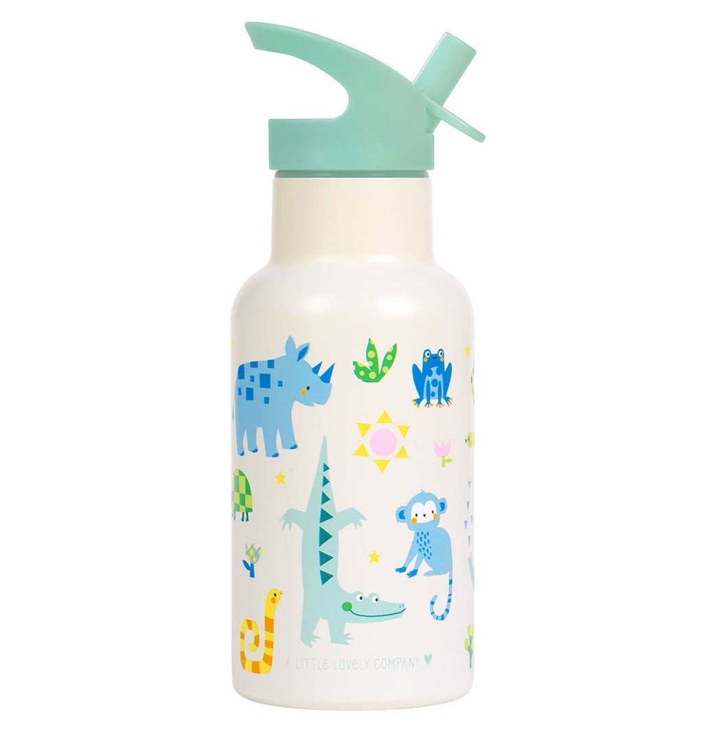 Gourde enfant en inox - Jungle – vue 5 – A Little Lovely Company