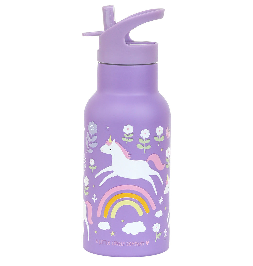 Gourde enfant en inox - Unicorn Dreams – vue 4 – A Little Lovely Company