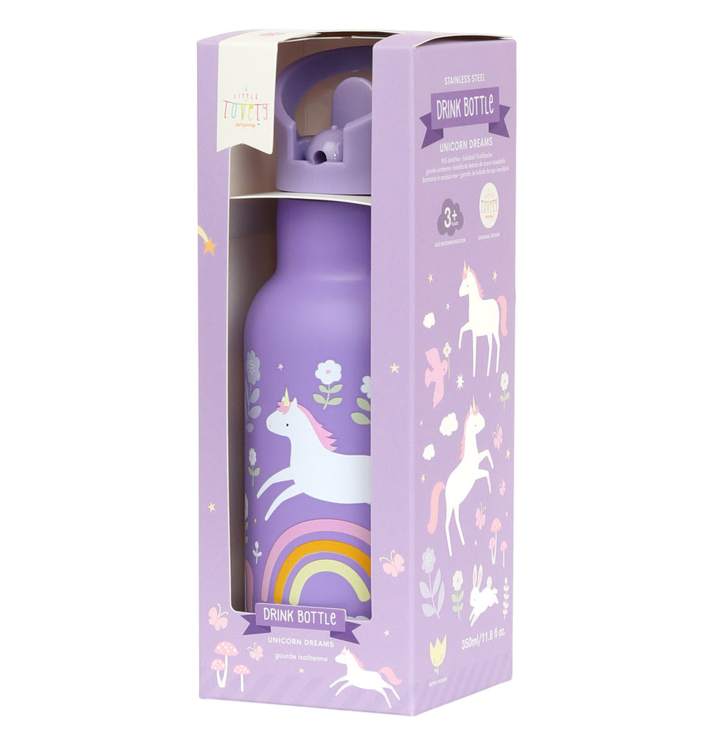 Gourde enfant en inox - Unicorn Dreams – vue 6 – A Little Lovely Company