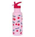 Gourde XL en inox - Cerises – A Little Lovely Company