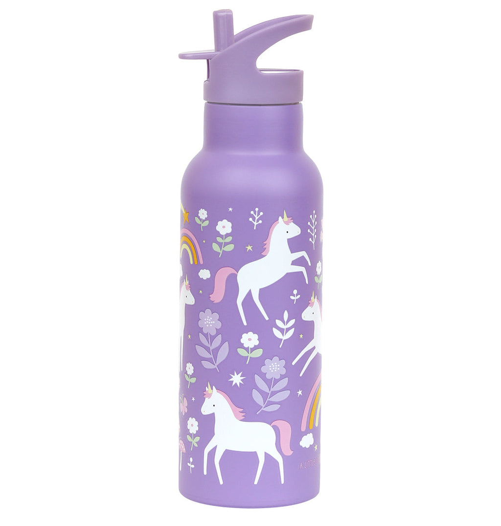 Gourde XL en inox - Unicorn Dreams – vue 4 – A Little Lovely Company