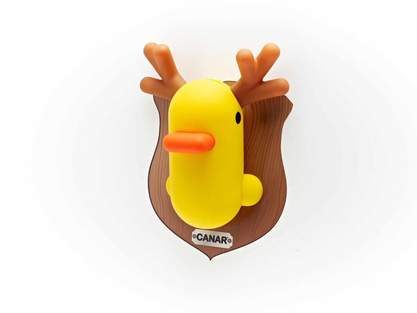 Žlutá kachní zeď prasátko