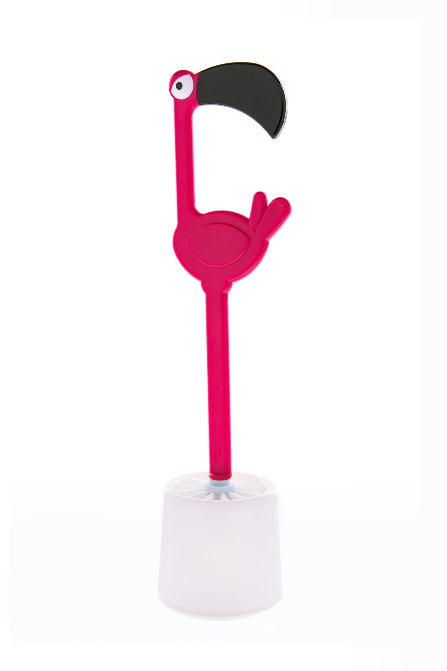 Brosse WC Flamant Rose